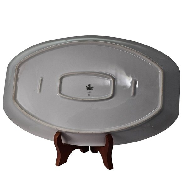 Edelstein Bavaria Porcelain Serving Platter 15" floral flower basket VTG MCM - Picture 5 of 12